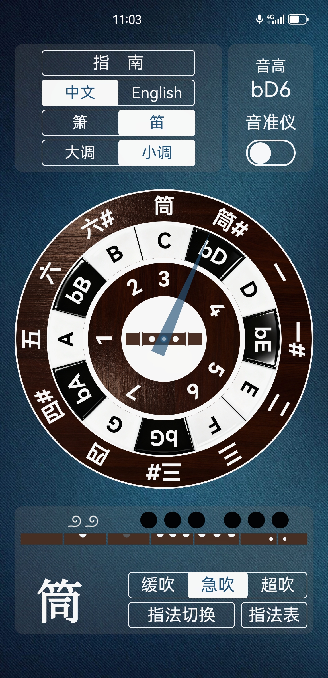 易箫 App 音高测试展示